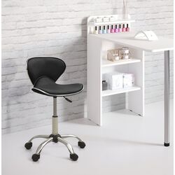 Taburet pentru salon de infrumusetare VidaXL 323674 (Black)