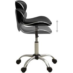 Табурет для салона красоты VidaXL 323674 (Black) Thumb