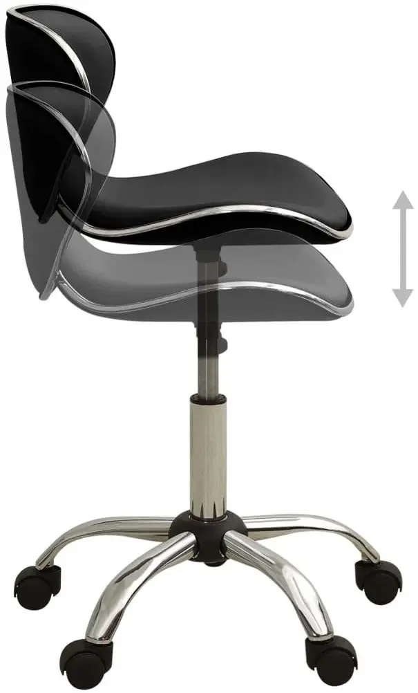 Табурет для салона красоты VidaXL 323674 (Black)