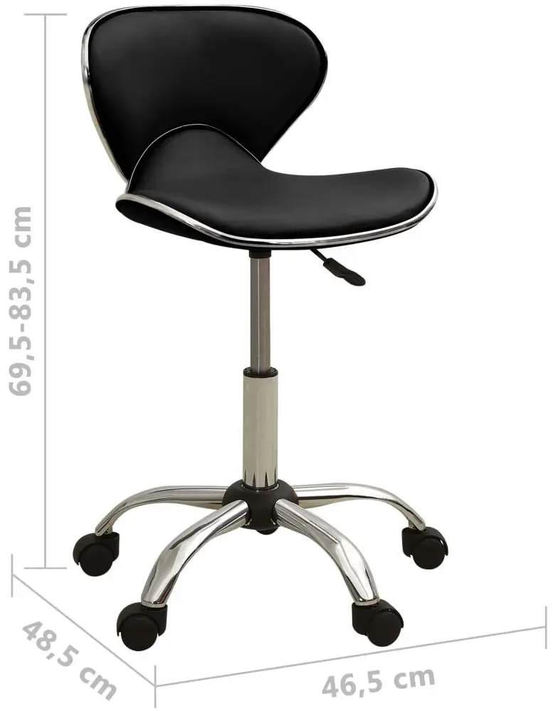 Табурет для салона красоты VidaXL 323674 (Black)