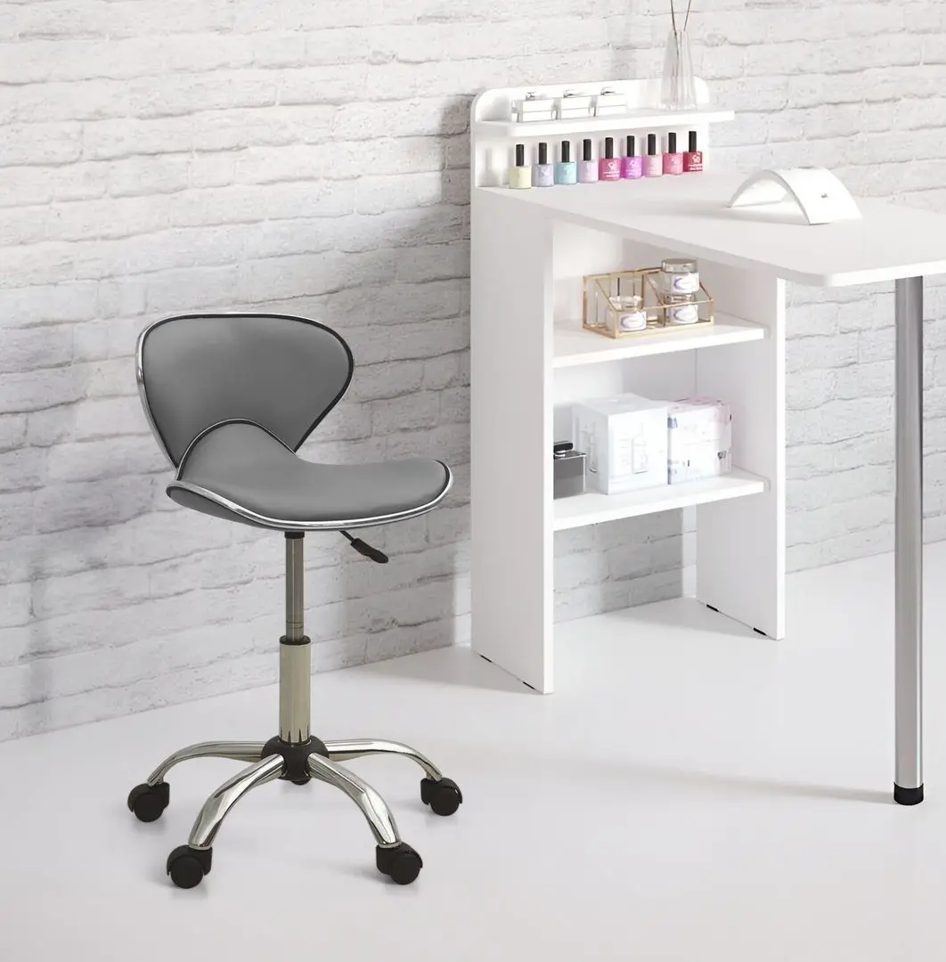 Табурет для салона красоты VidaXL 323678 (Grey)