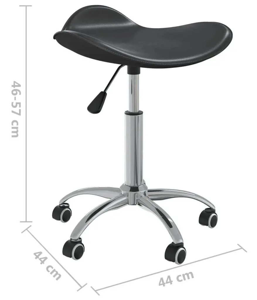 Taburet pentru salon de infrumusetare VidaXL 323684 (Black)