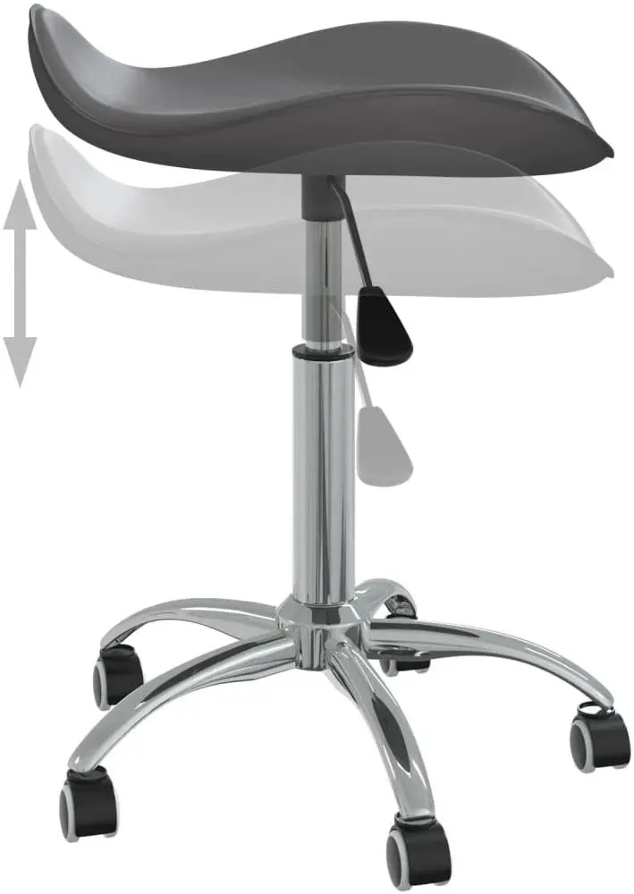 Taburet pentru salon de infrumusetare VidaXL 323688 (Grey)