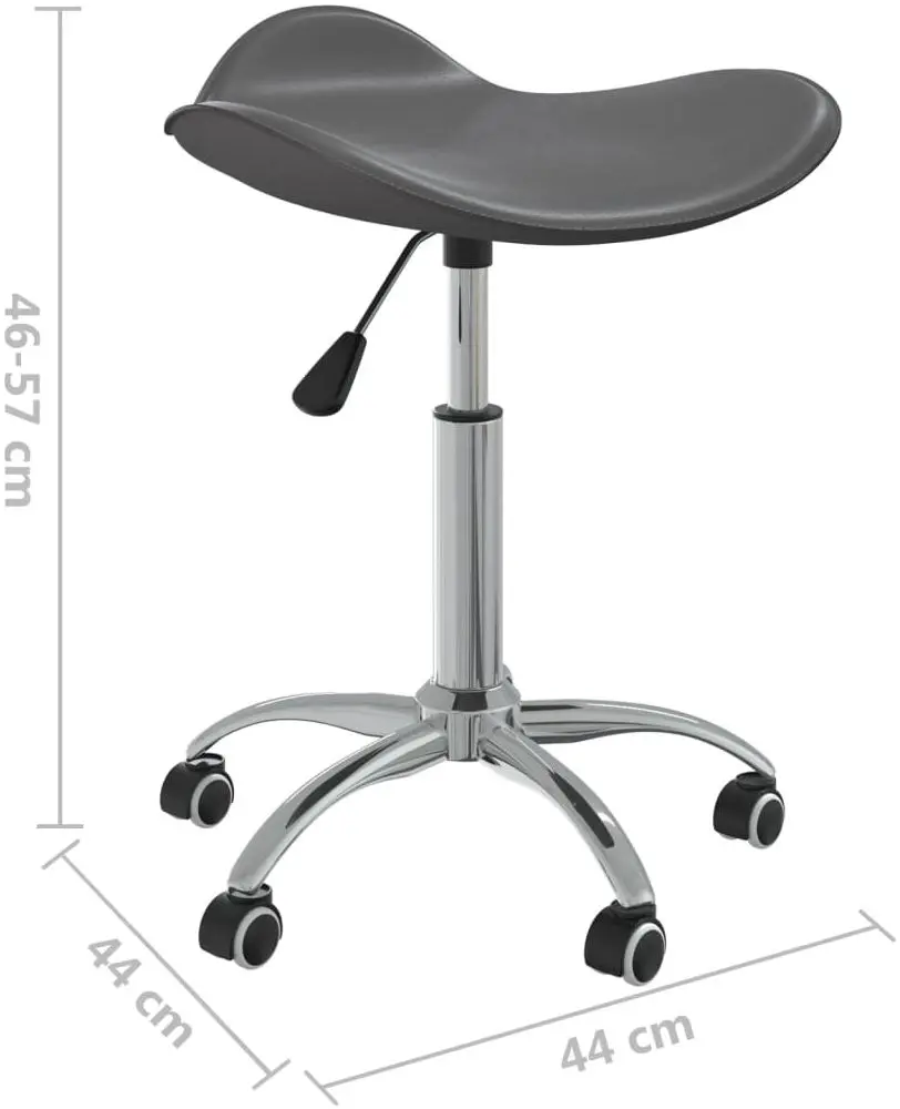 Taburet pentru salon de infrumusetare VidaXL 323688 (Grey)