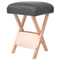 Табурет складной для массажа VidaXL 110149 (Black) Thumb