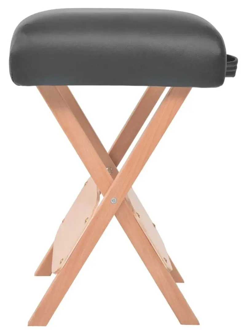 Табурет складной для массажа VidaXL 110149 (Black)