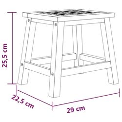 Табурет VidaXL 350347 (Walnut) Thumb