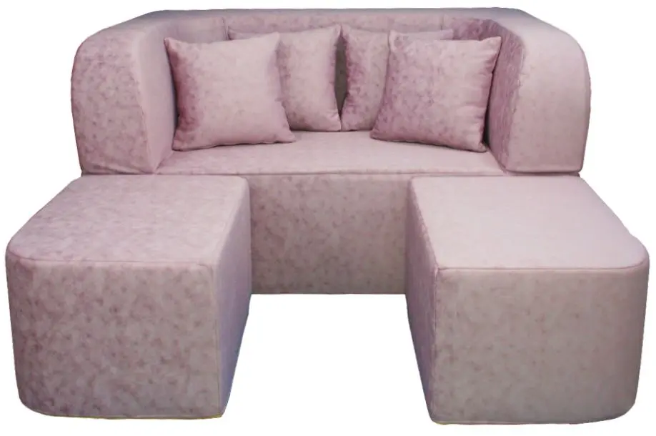Canapea modulara Tiara Caprice-4 Extra 200/160 (Powdery Pink)