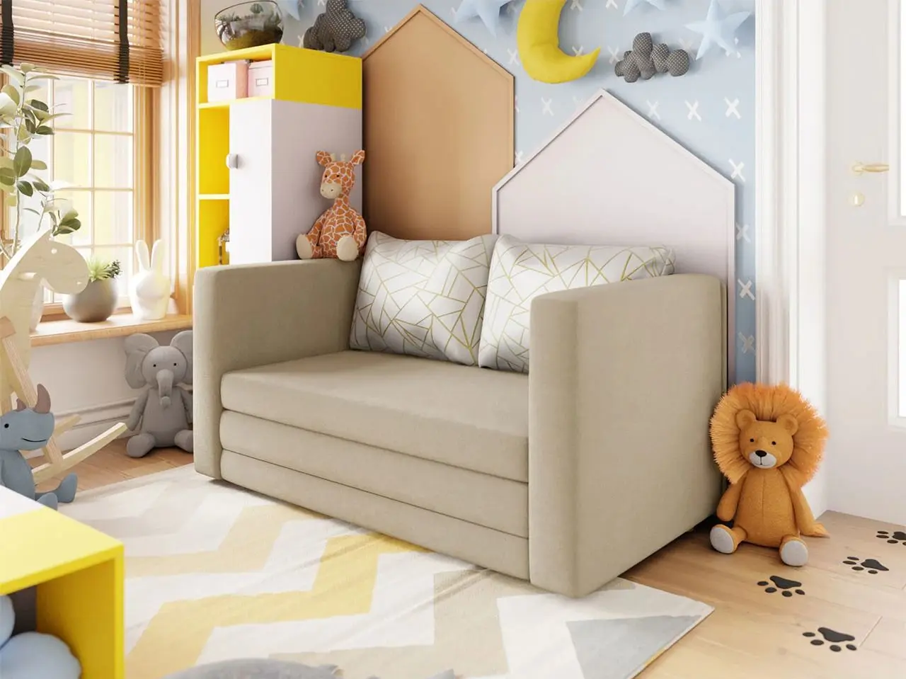 Canapea modula Mirjan24 Barbrio/Nopiko (Beige) - 6