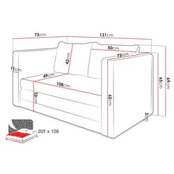 Canapea modula Mirjan24 Barbrio/Nopiko (Beige) Thumb