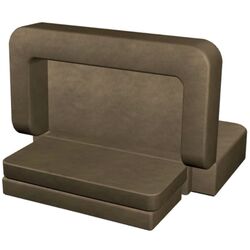 Canapea modula Tiara Terra Plus 175x195 (Brown) Thumb