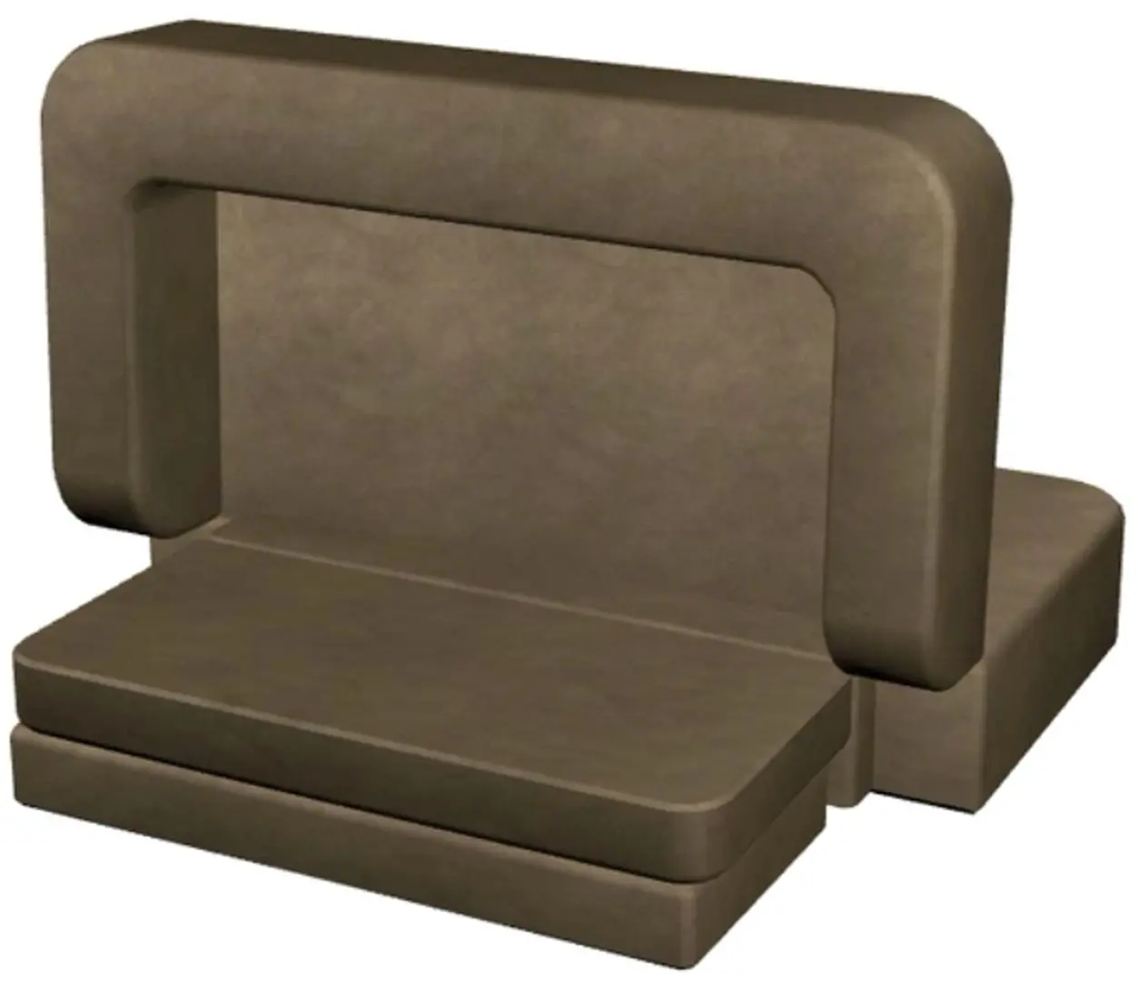 Canapea modula Tiara Terra Plus 175x195 (Gray) - 3