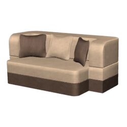 Canapea modula Tiara Caprice-3 Extra 140x200 (Beige/Brown)