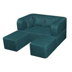 Canapea modula Tiara Caprice-4 Extra 160x200 (Sea Wave)
