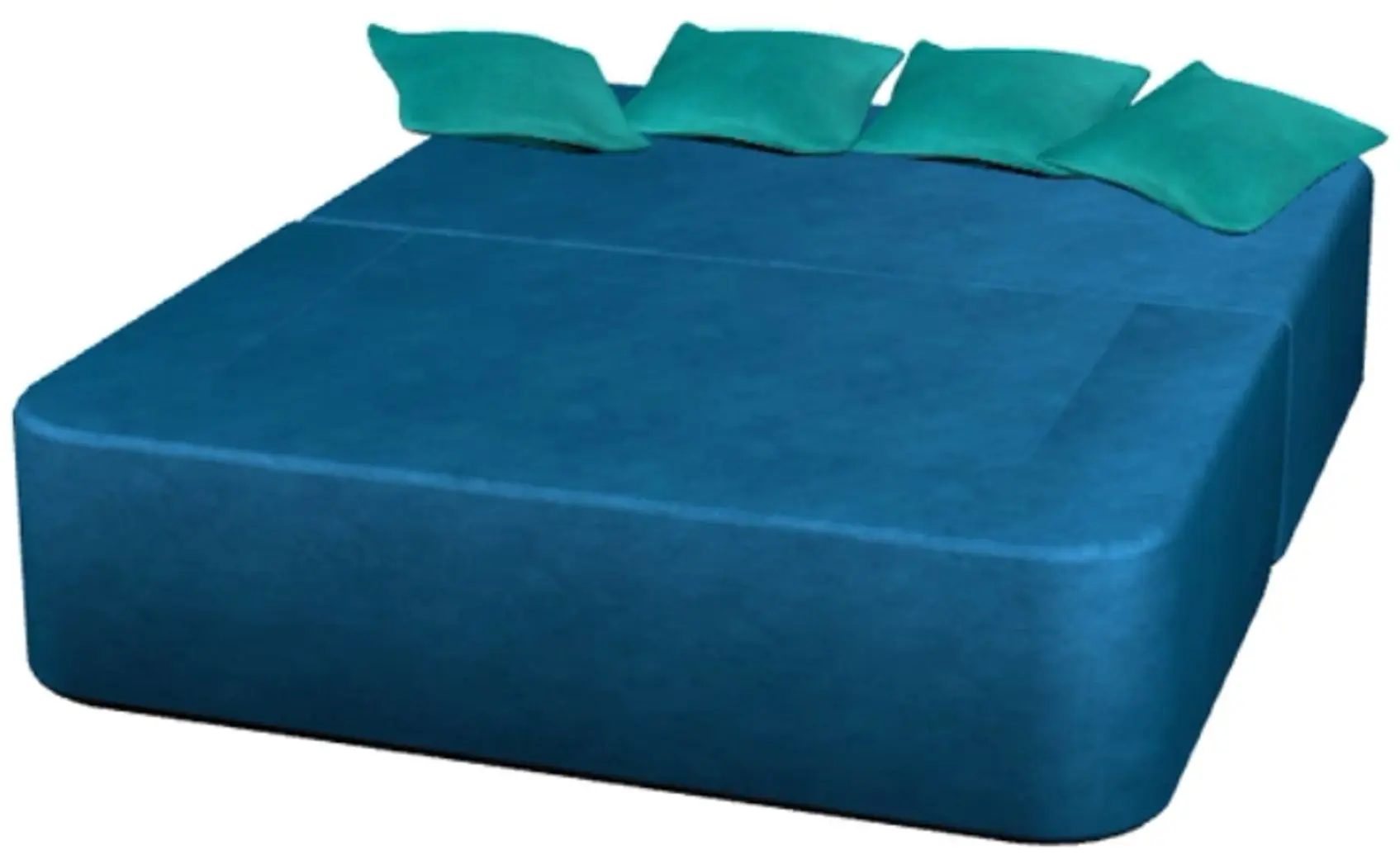 Canapea modula Tiara Caprice-4 Extra 160x200 (Sea Wave) - 2