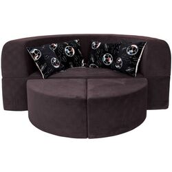 Canapea modulara Tiara Coliseum 200 (Dark Brown)