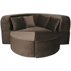Canapea modulara Tiara Coliseum 200 (Dark Сhocolate)