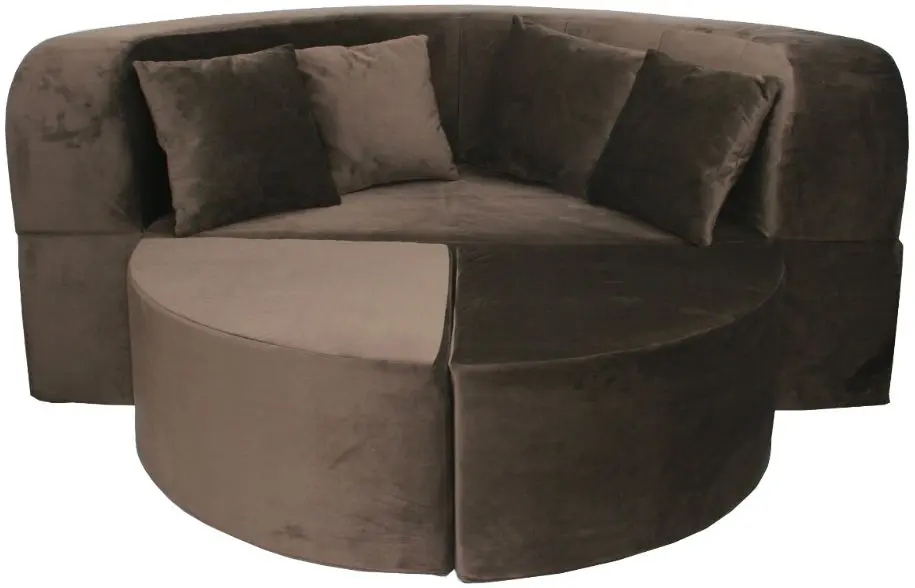 Бескаркасный диван Tiara Coliseum 200 (Dark Сhocolate)