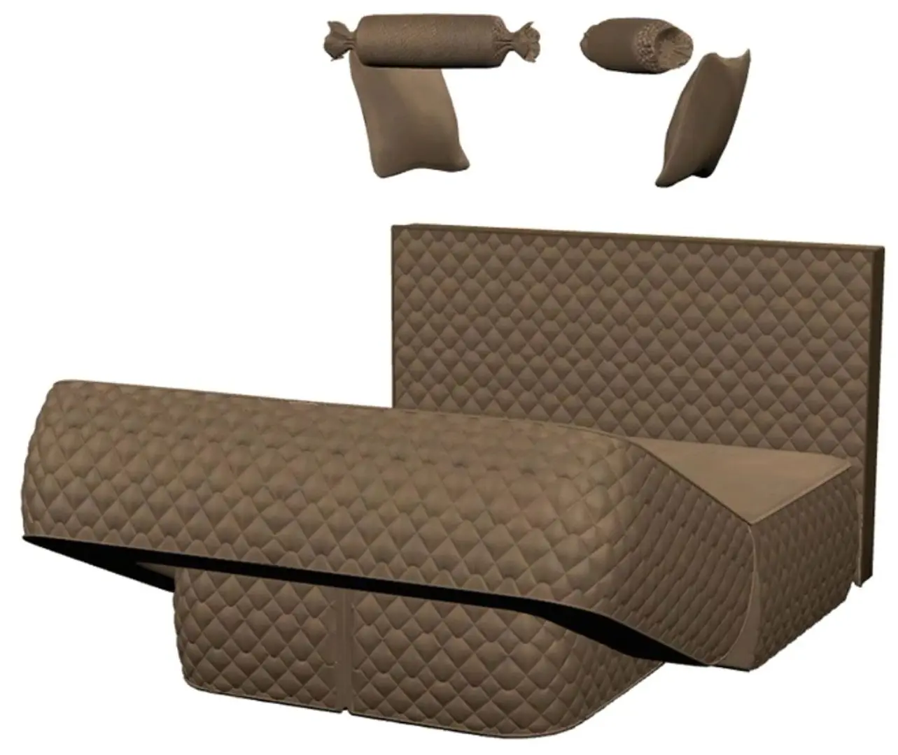 Canapea modulara Tiara Elegance 200/160 (Beige) - 2