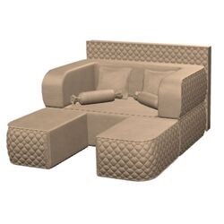 Canapea modulara Tiara Elegance 200/160 (Beige)