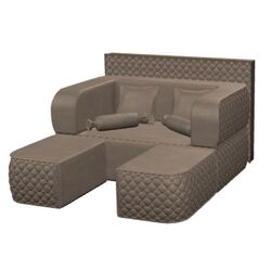 Canapea modulara Tiara Elegance 200/160 (Dark Beige)