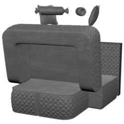 Canapea modulara Tiara Elegance 200/160 (Grey) Thumb