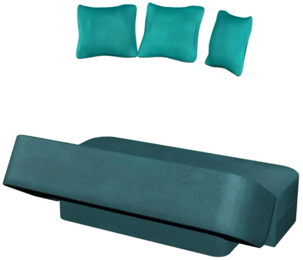 Canapea modula Tiara Caprice-3 Extra 140x200 (Green) - 4
