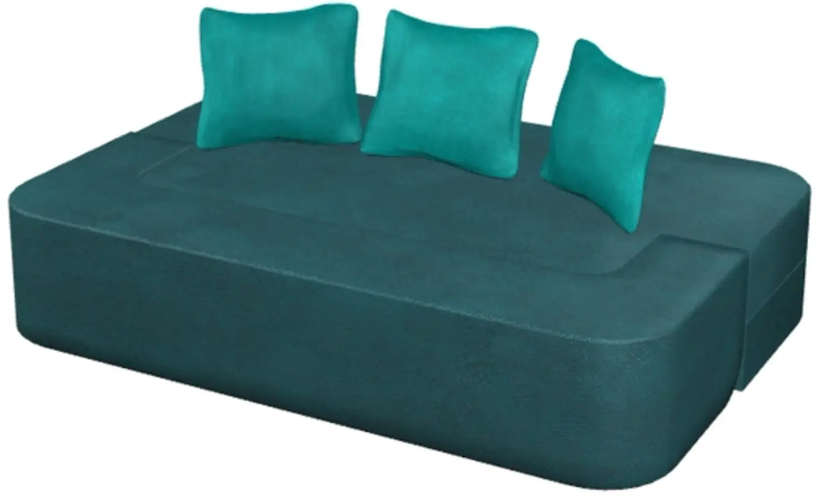 Canapea modula Tiara Caprice-3 Extra 140x200 (Green) - 5