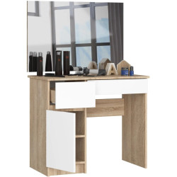 Masa de toaleta Akord CLP P-2/SL 900x600 Left PK (Sonoma Oak/White) Thumb