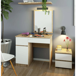 Masa de toaleta Akord CLP P-2/SL Left PK (Sonoma Oak/White)