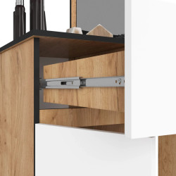 Masa de toaleta Akord P-2/SL 500x600 Left (Craft Oak/White) Thumb