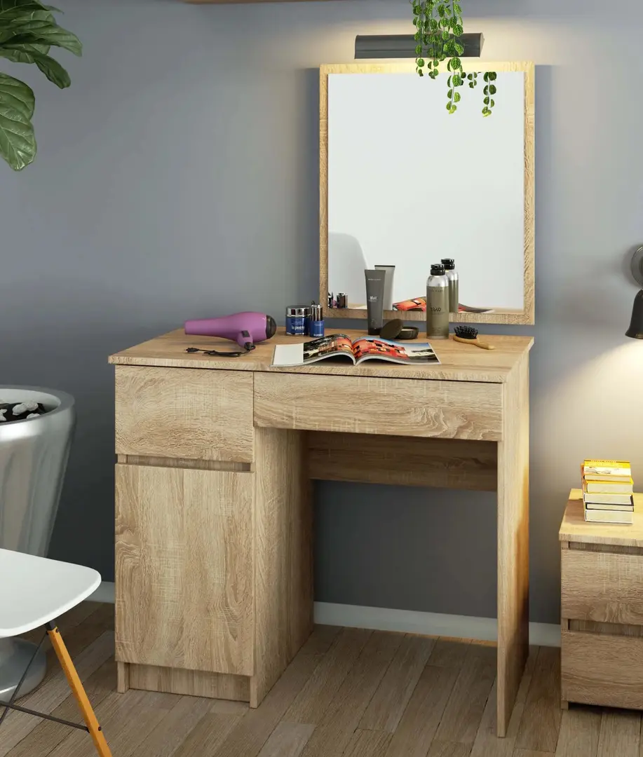 Туалетный столик Akord P-2/SL 500x600 Left (Sonoma Oak)