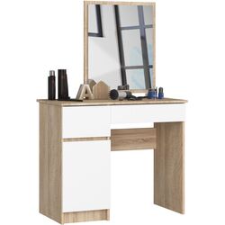 Masa de toaleta Akord P-2/SL 500x600 Left (Sonoma Oak/White)