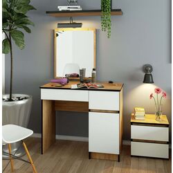 Masa de toaleta Akord P-2/SL 500x600 Right (Craft Oak/White) Thumb