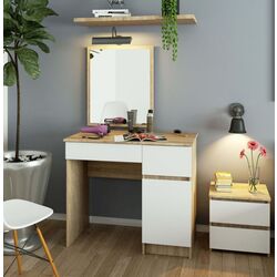 Masa de toaleta Akord P-2/SL 500x600 Right (Sonoma Oak/White) Thumb