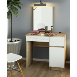 Masa de toaleta Akord P-2/SL 90/500x600 Right (Sonoma Oak/White)