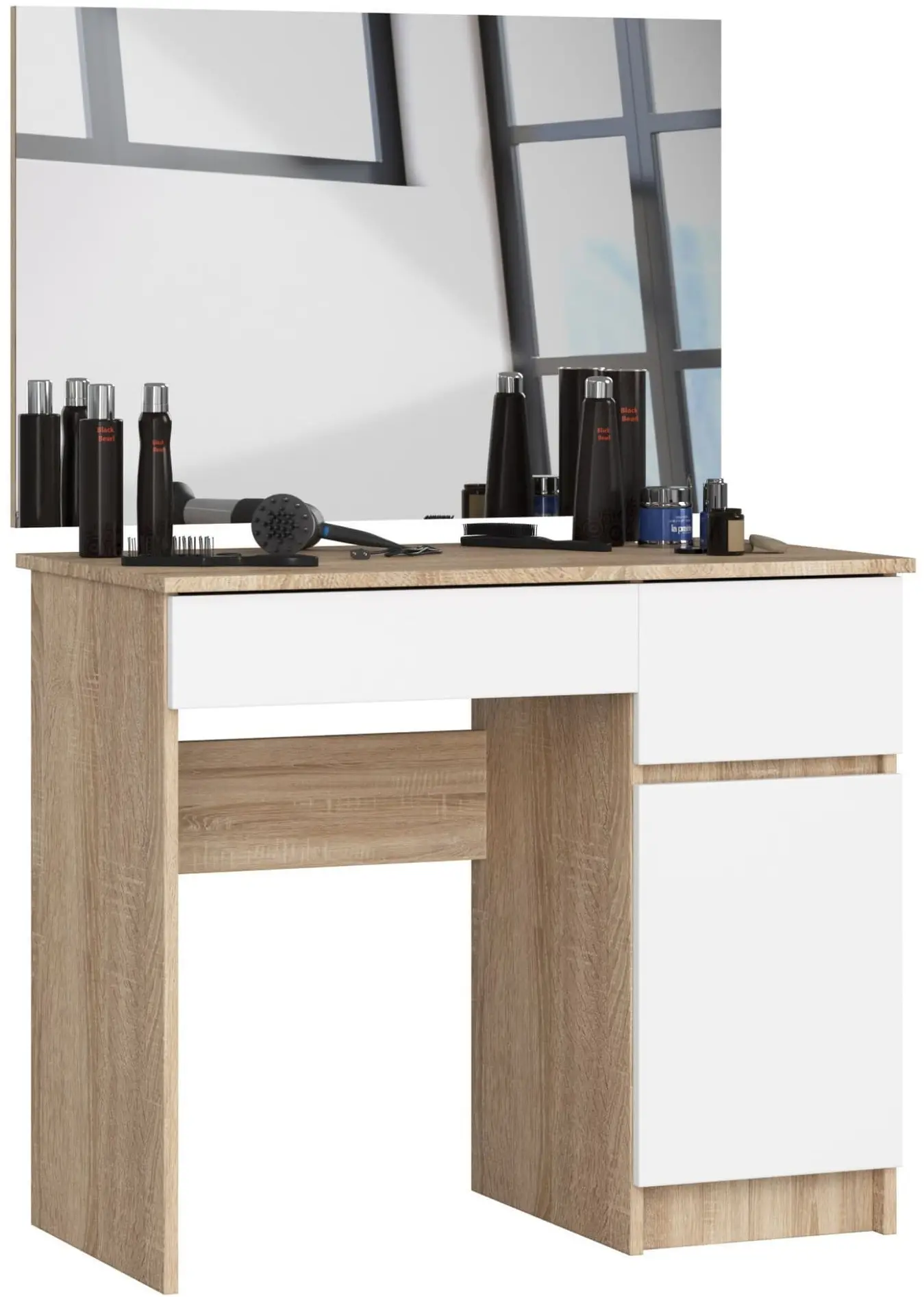 Masa de toaleta Akord P-2/SL 90/900x600 Right (Sonoma Oak/White) - 3