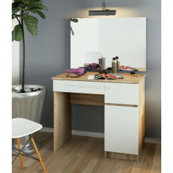 Masa de toaleta Akord P-2/SL 90/900x600 Right (Sonoma Oak/White)