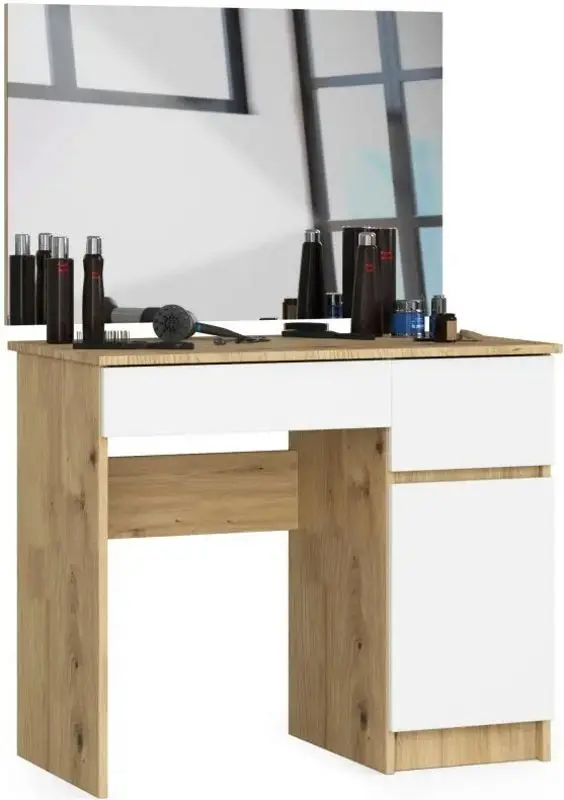 Masa de toaleta Akord P-2/SL 900x600 Right (Artisan Oak/White)