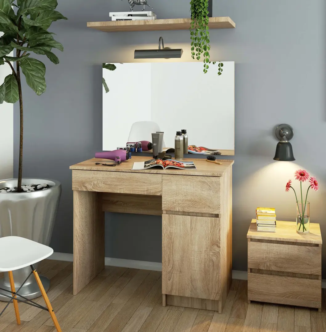 Туалетный столик Akord P-2/SL 900x600 Right (Sonoma Oak)