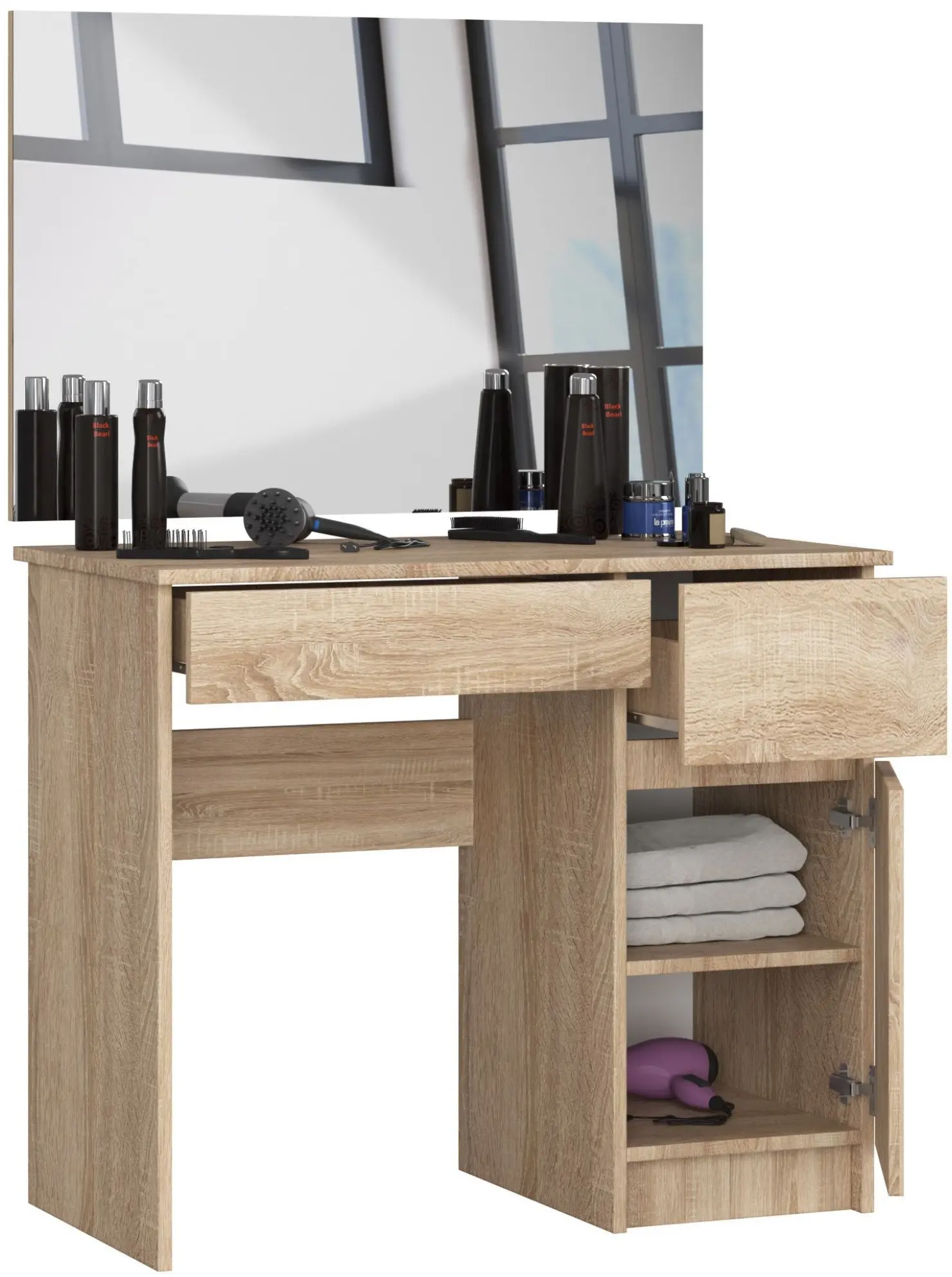 Туалетный столик Akord P-2/SL 900x600 Right (Sonoma Oak)