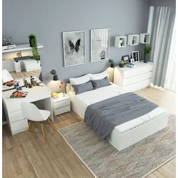 Masa de toaleta Akord T-6/SL 900x600 Left (White) Thumb