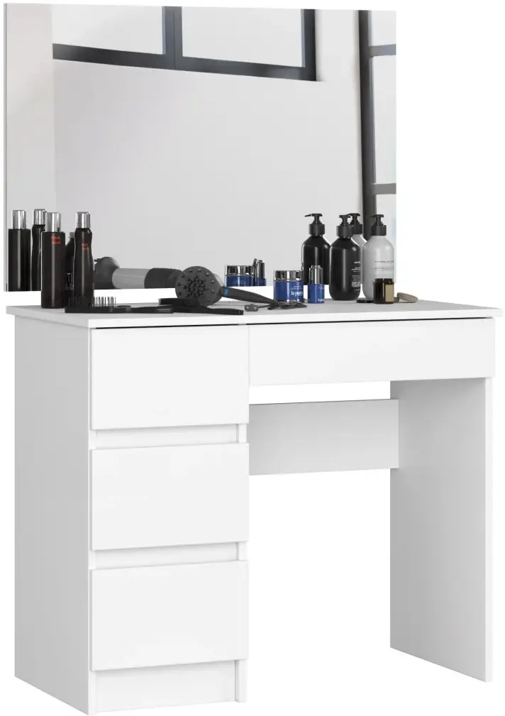 Masa de toaleta Akord T-6/SL CLP PK 900x600 Left (White) - 2