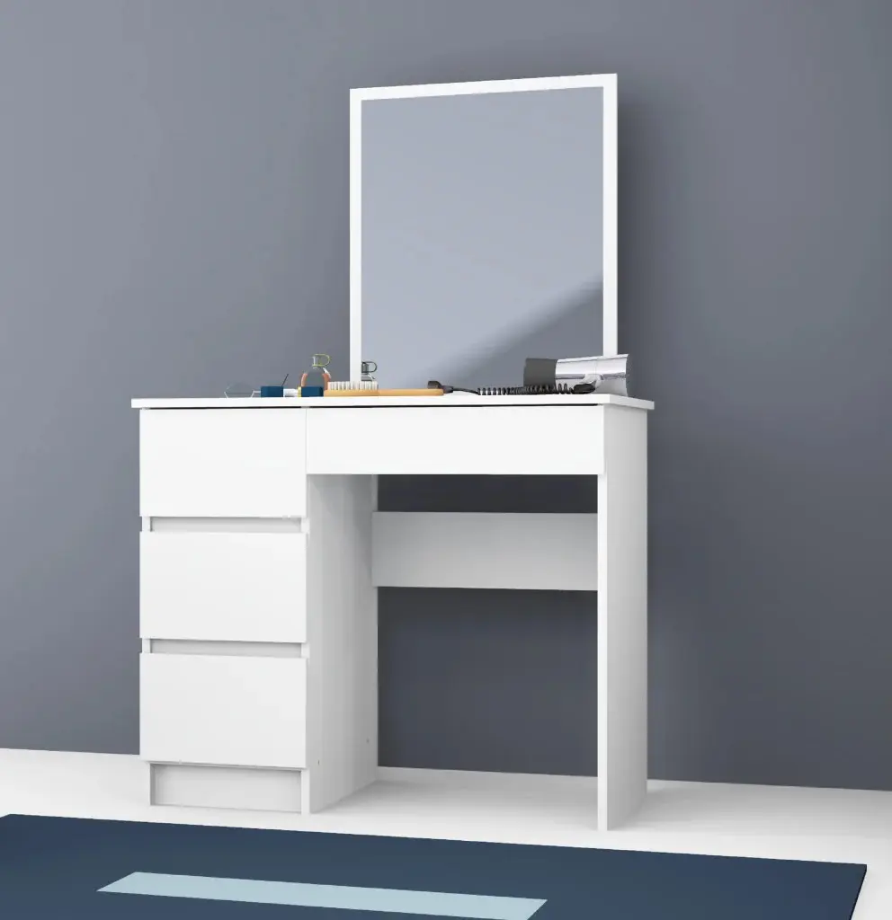 Masa de toaleta Akord T-6/SL PK 500x600 Left (White)