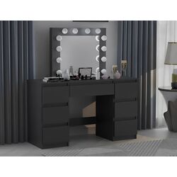 Masa de toaleta cu iluminare Artool Vanessa (Black)