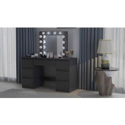 Masa de toaleta cu iluminare Artool Vanessa (Black) Thumb