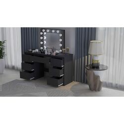 Masa de toaleta cu iluminare Artool Vanessa (Black) Thumb