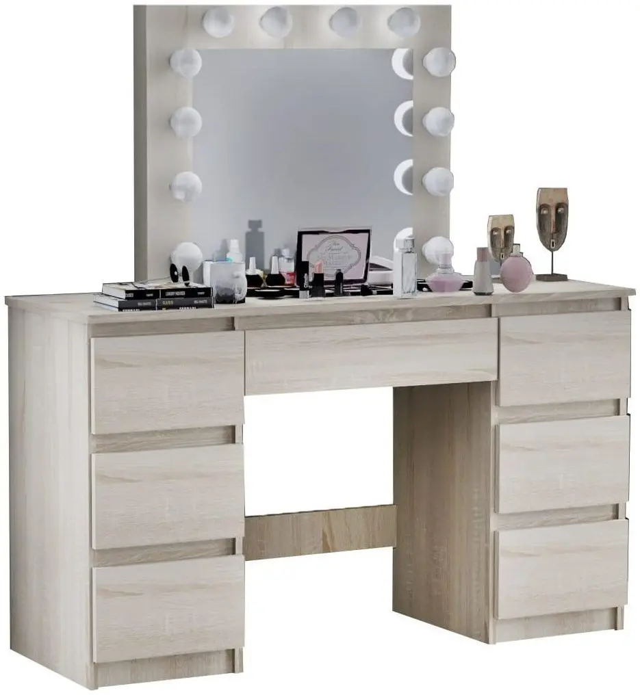 Masa de toaleta cu iluminare Artool Vanessa (Oak) - 4
