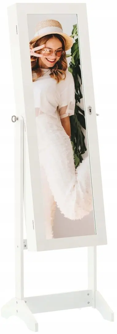 Dulap-oglinda pentru bijuterii Chomik PHO5782 (White) - 5