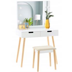 Masa de toaleta cu iluminare Chomik PHO5841 (White) Thumb